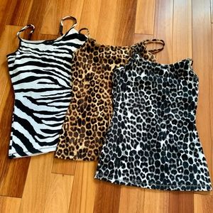 Express Animal Print Bra Camis, Size XS